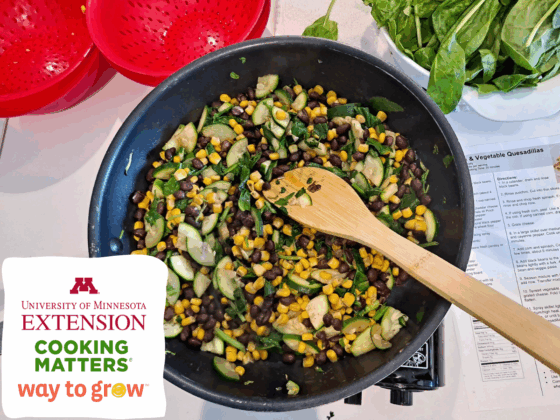 Way to Grow hosts Cooking Matters for a 6-week cooking course for Way to Grow families.
