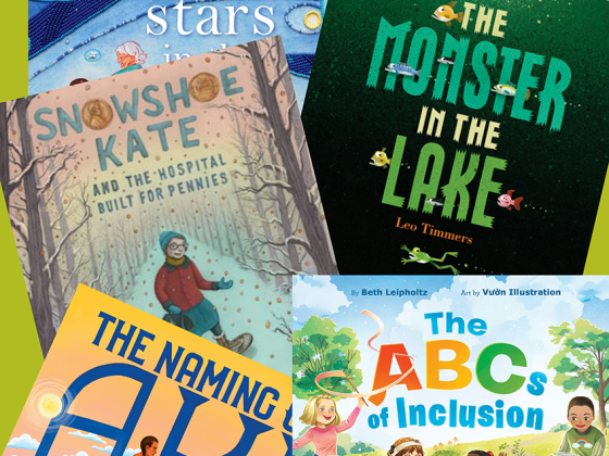 Five children's book covers.