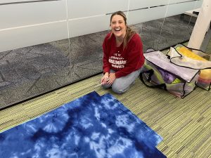 Comcast employee makes tie blanket for Way to Grow kids