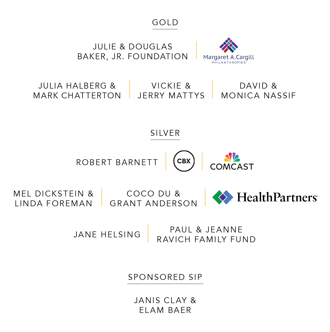 EIP Sponsors as of 4-1-26