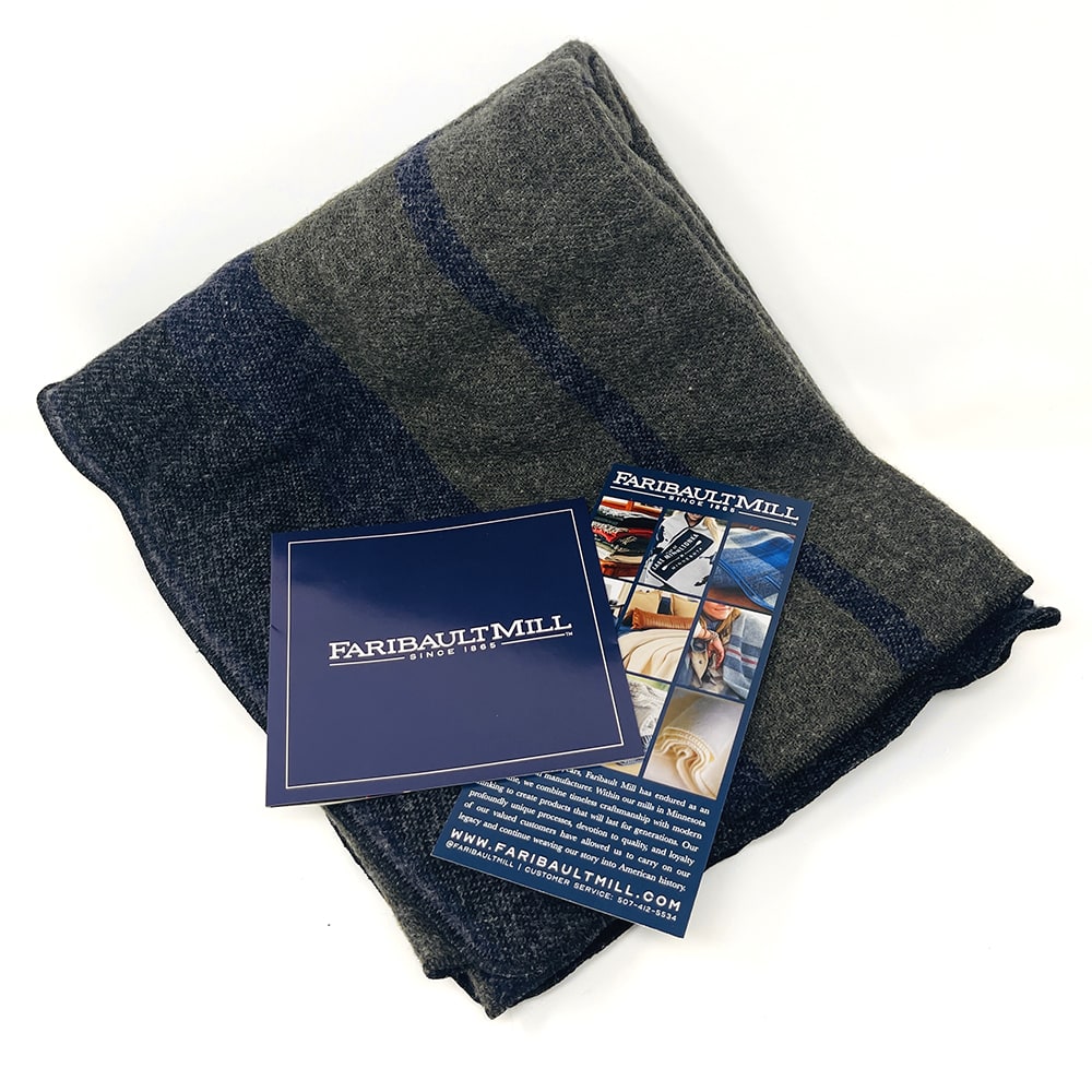 Lot 314: Faribault Mill Blanket & Tour!
