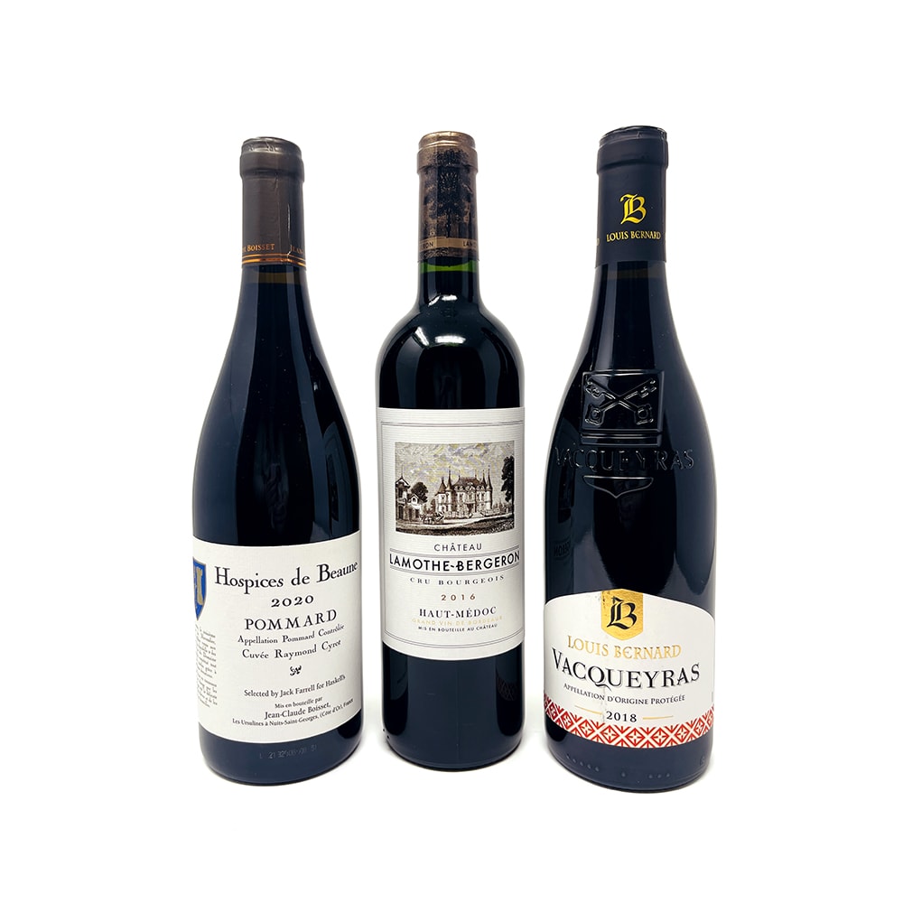 Lot 616: 3 Different Regions of France